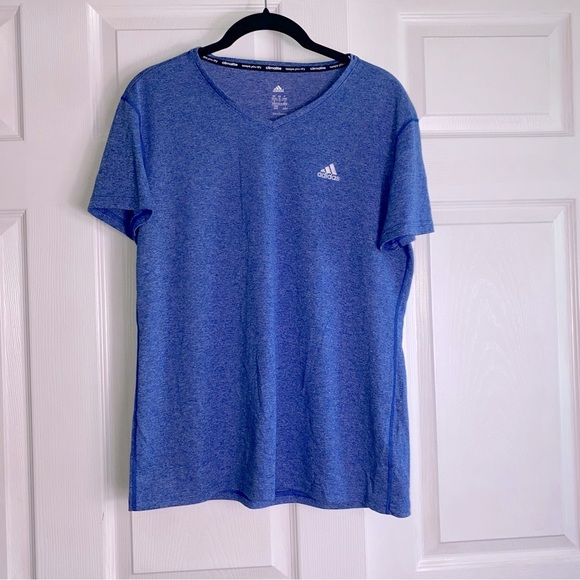 Adidas Climalite V-Neck T-shirt - Picture 1 of 6